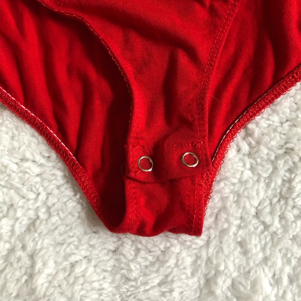 Red Body Suit - Picture 2 of 4